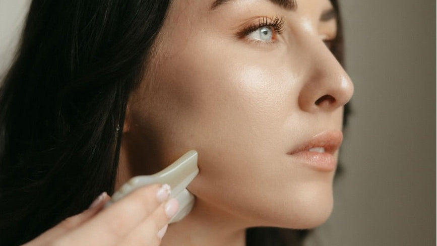 What should I use on my face when performing Gua Sha?