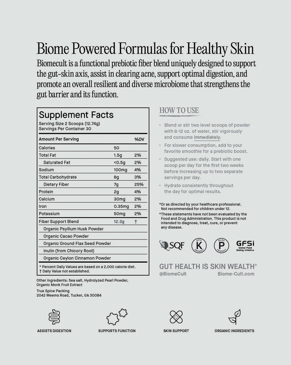 BiomeCult® Prebiotic Fiber