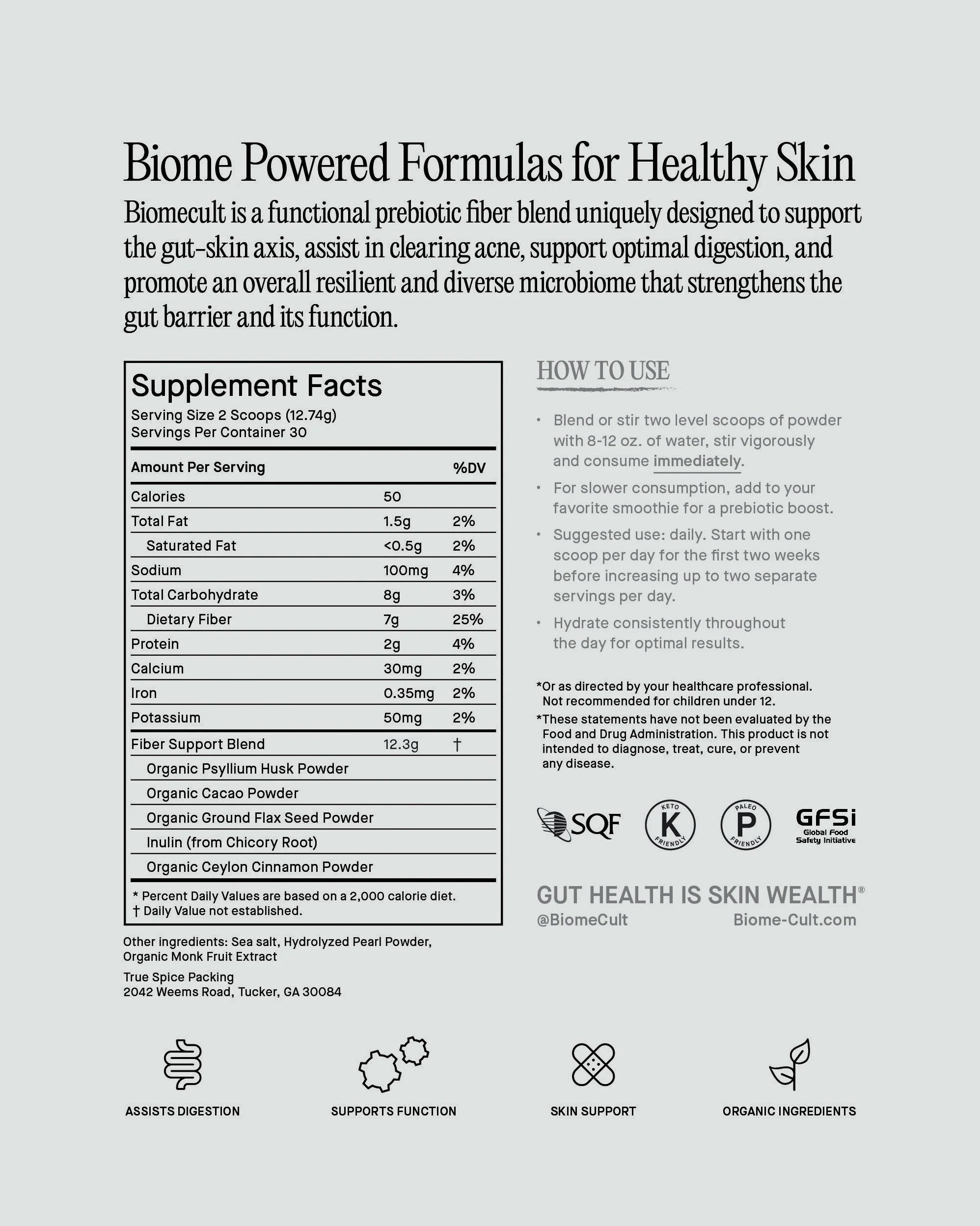 BiomeCult® Prebiotic Fiber